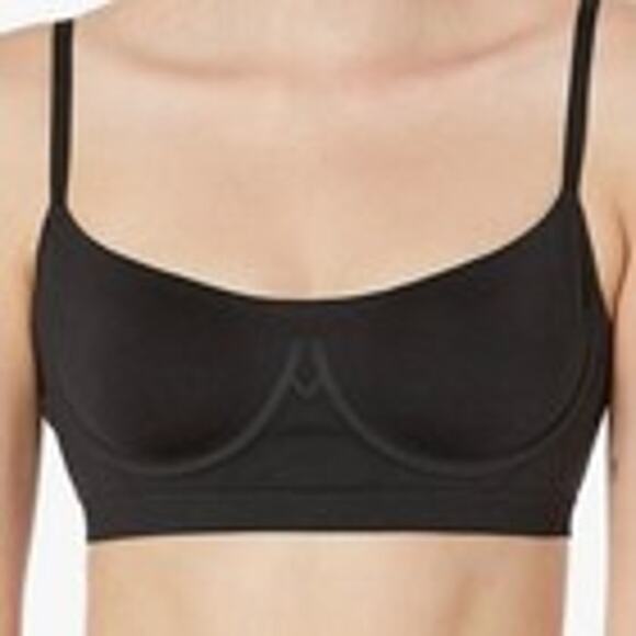 Calvin Klein Bralette Womens Bonded Flex Lightly Lined Black Size Small NEW NWT - Picture 1 of 8